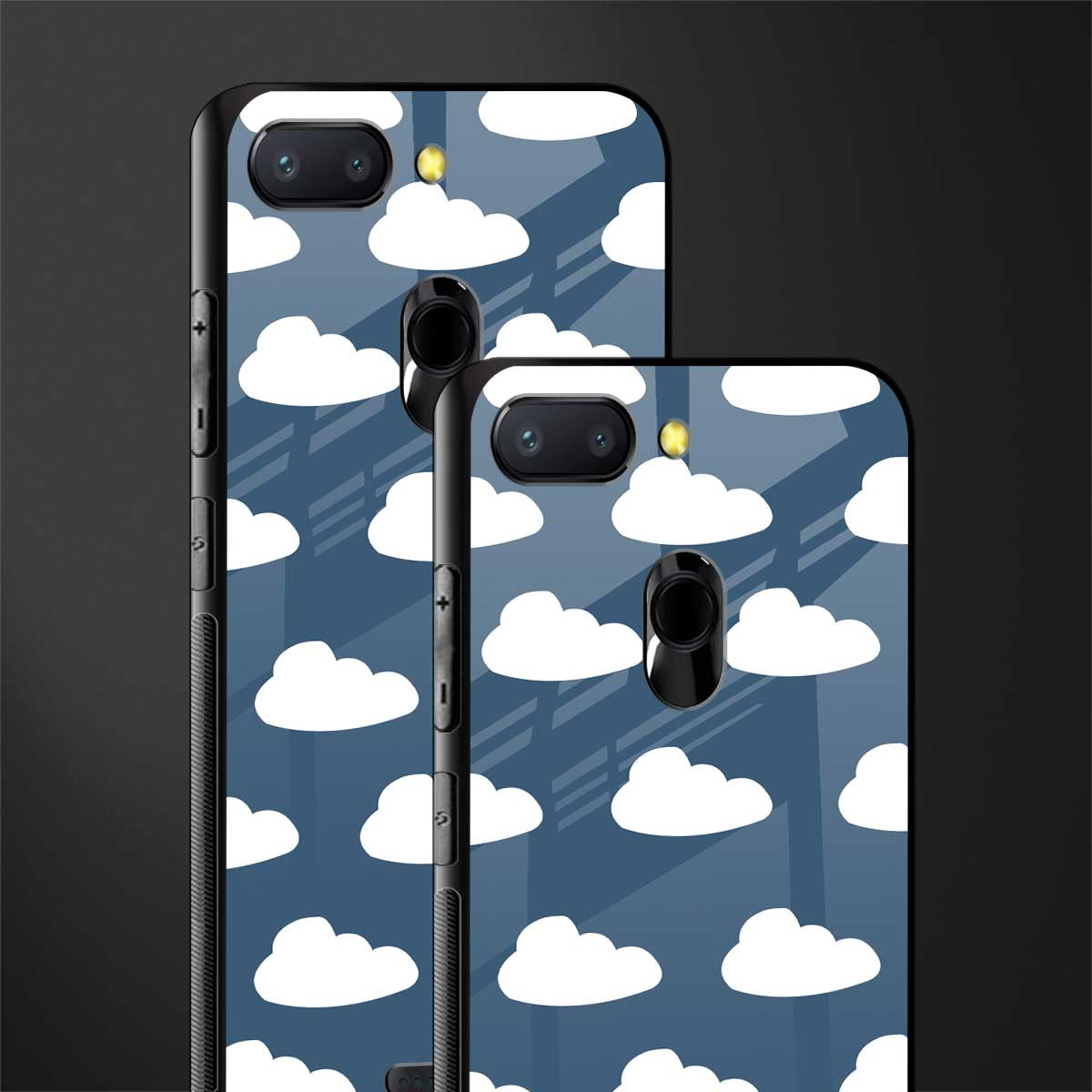 clouds glass case for redmi 6 image-2