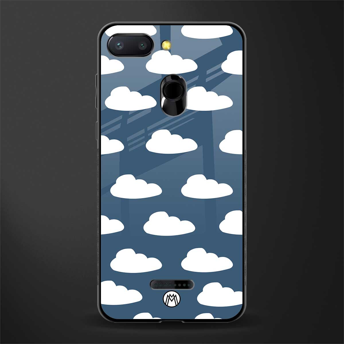 clouds glass case for redmi 6 image