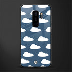 clouds glass case for samsung galaxy s9 plus image