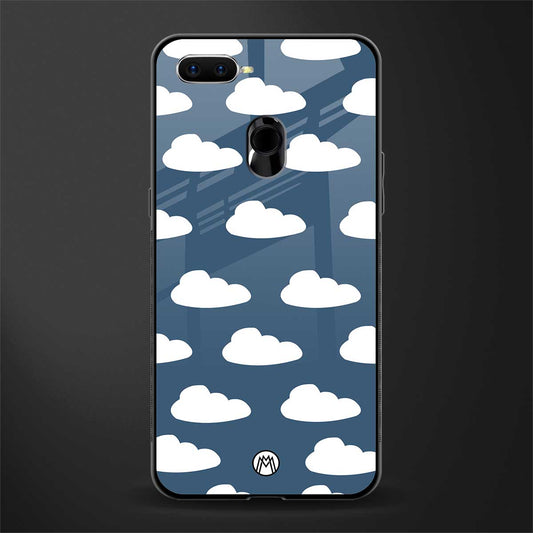 clouds glass case for oppo a11k image