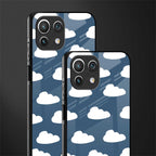 clouds glass case for mi 11 lite image-2
