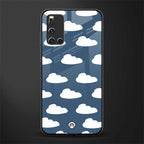 clouds glass case for vivo v19 image
