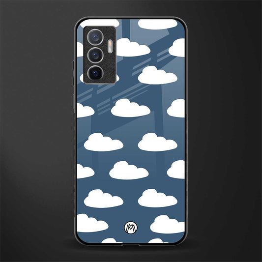 clouds glass case for vivo v23e image