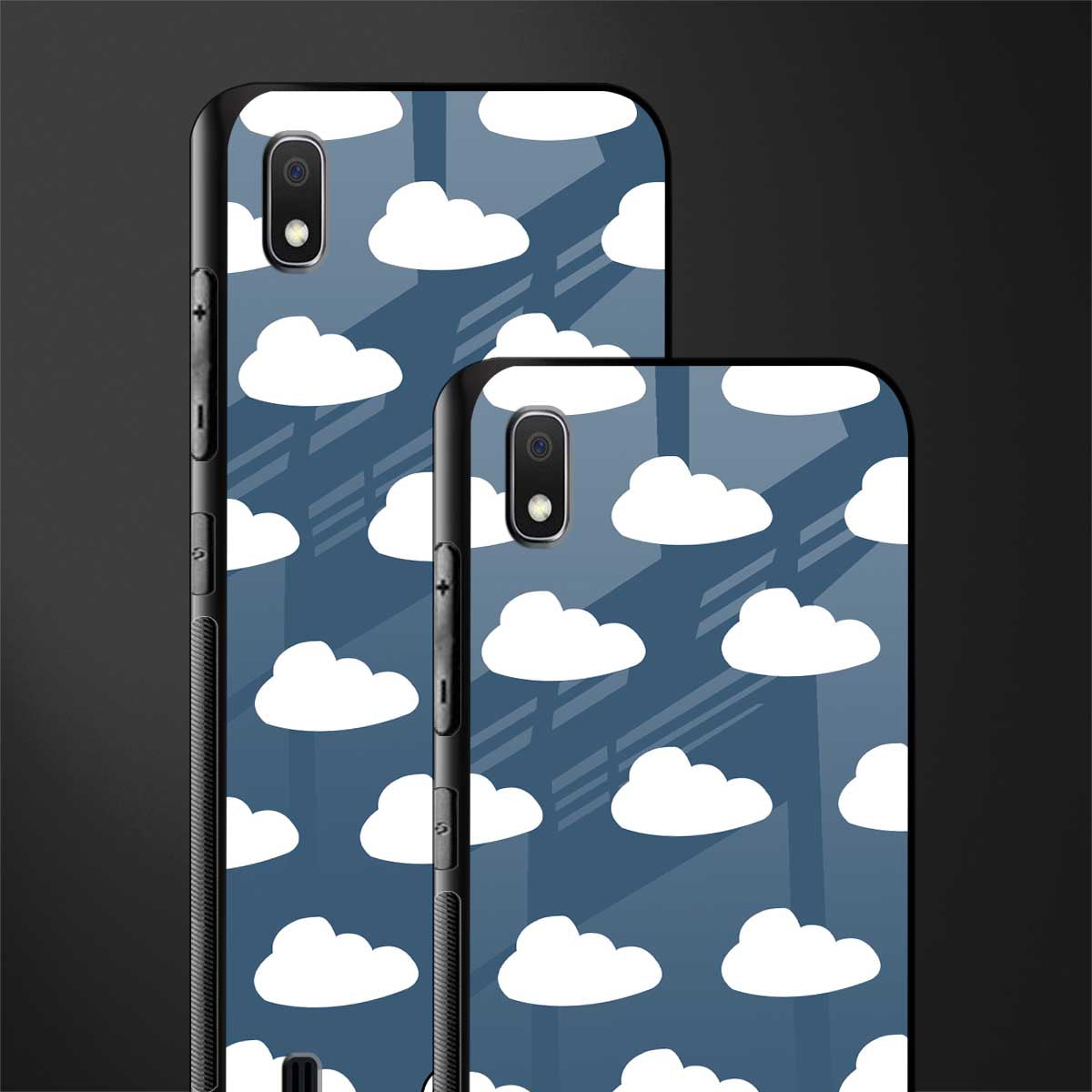 clouds glass case for samsung galaxy a10 image-2