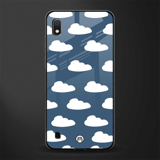 clouds glass case for samsung galaxy a10 image