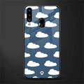 clouds glass case for samsung galaxy a20s image