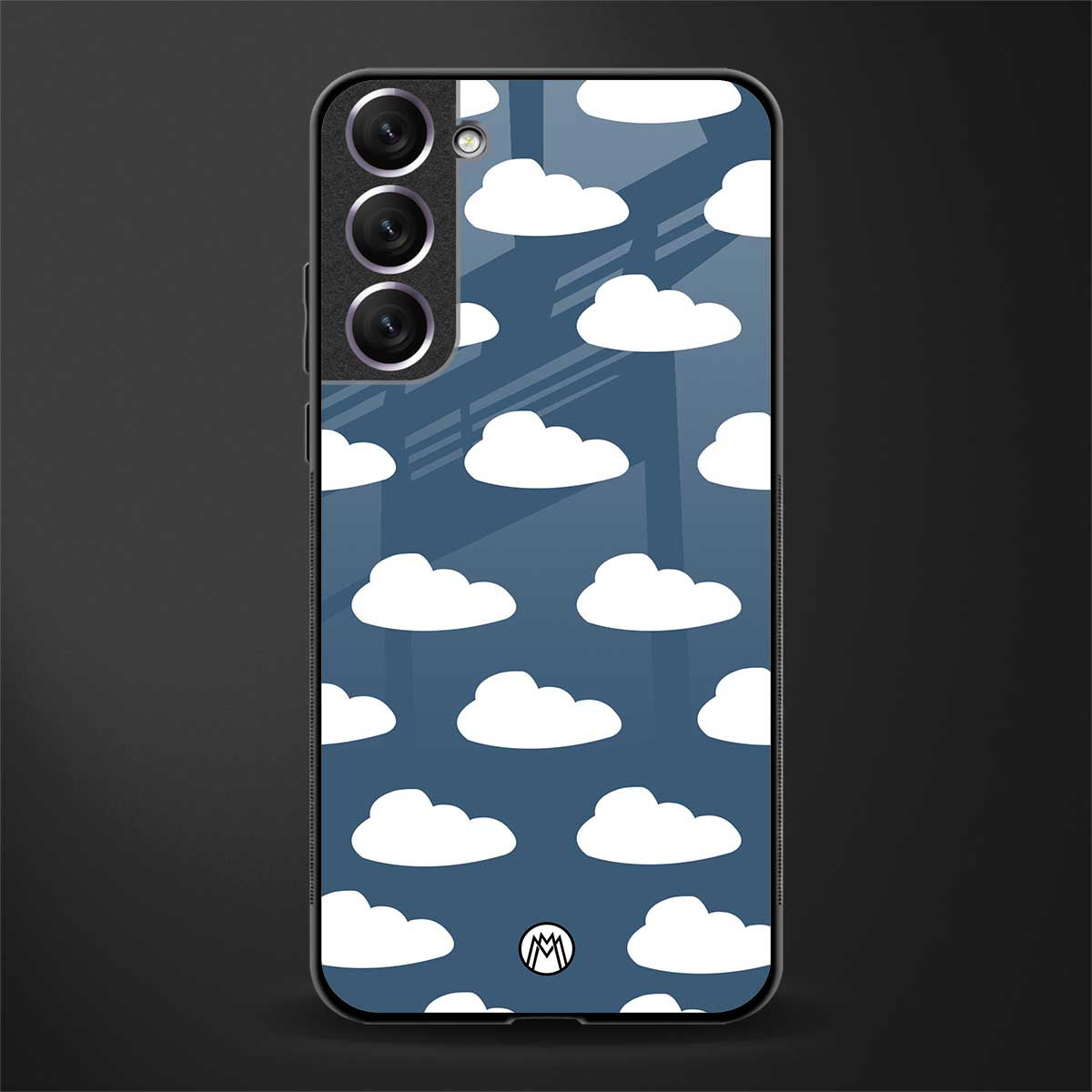 clouds glass case for samsung galaxy s21 image