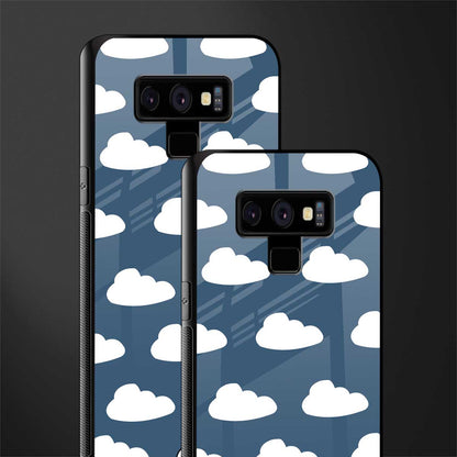 clouds glass case for samsung galaxy note 9 image-2