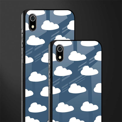 clouds glass case for redmi 7a image-2