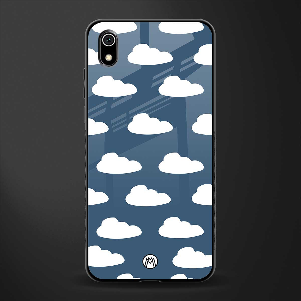 clouds glass case for redmi 7a image