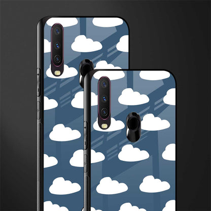 clouds glass case for vivo y17 image-2