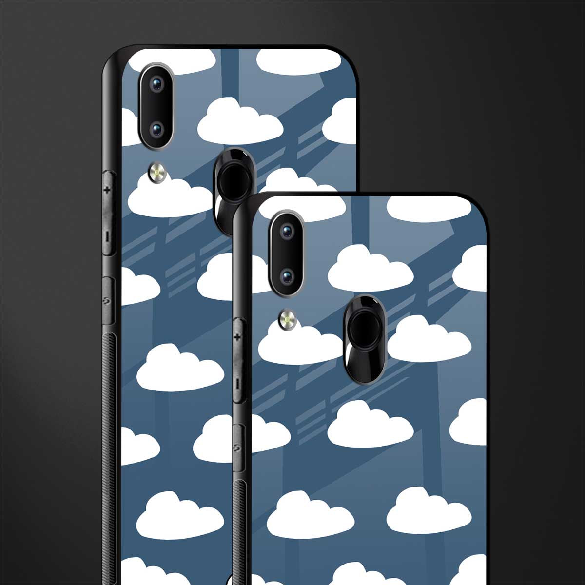 clouds glass case for vivo y93 image-2