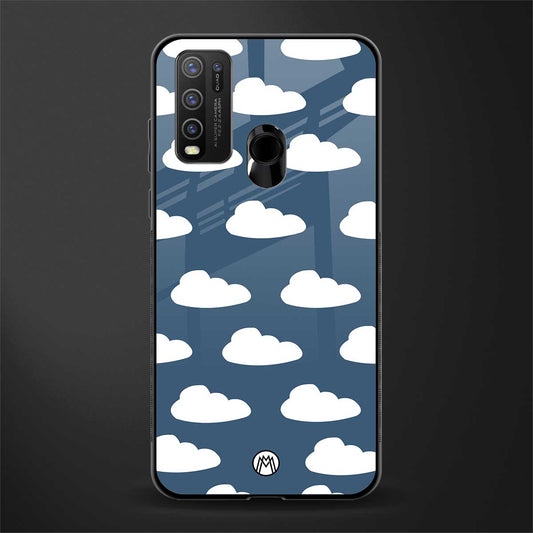 clouds glass case for vivo y30 image