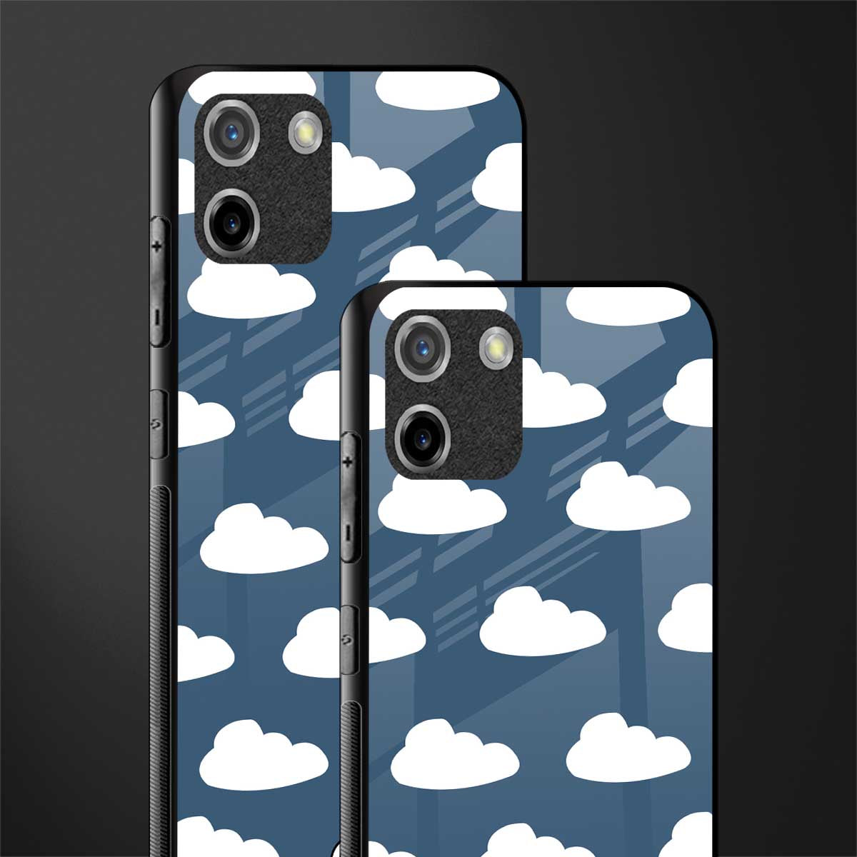 clouds glass case for realme c11 image-2