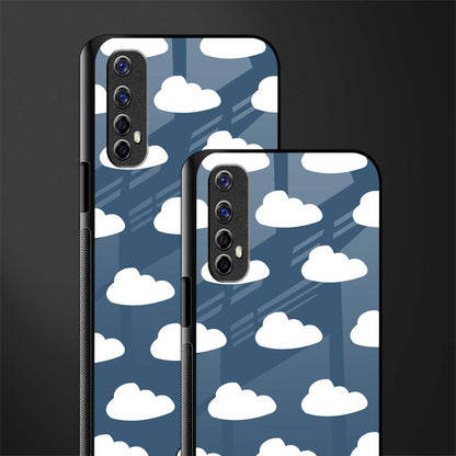 clouds glass case for realme 7 image-2