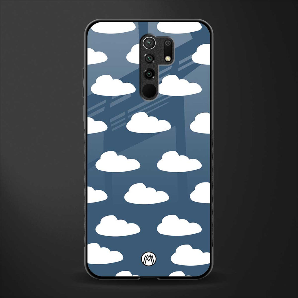 clouds glass case for redmi 9 prime image