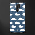 clouds glass case for redmi 9 prime image