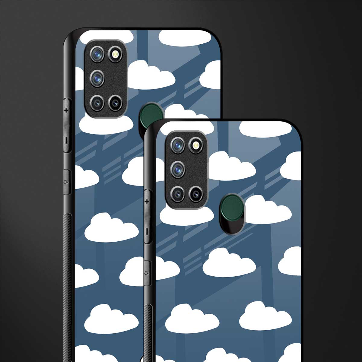 clouds glass case for realme 7i image-2