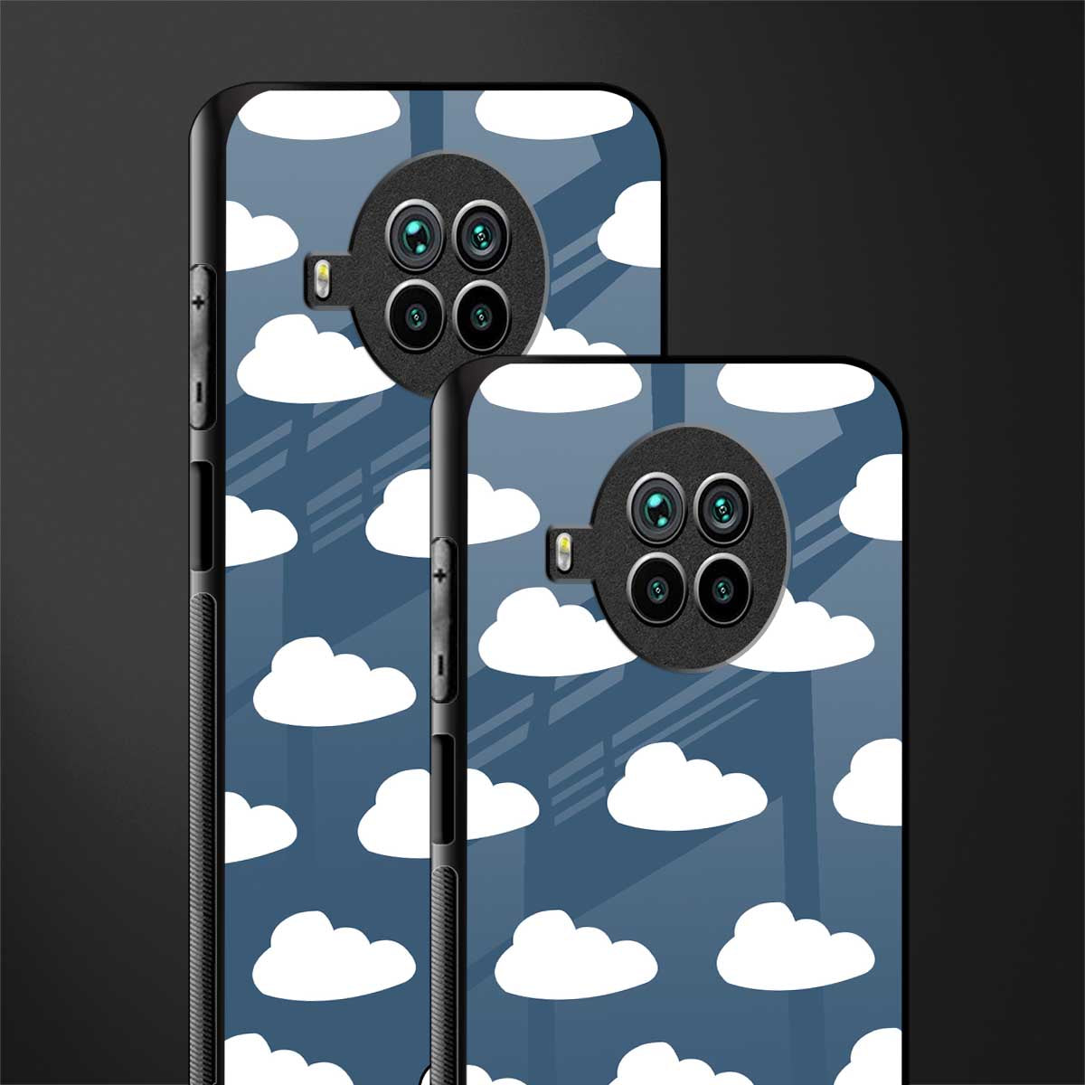 clouds glass case for mi 10i image-2