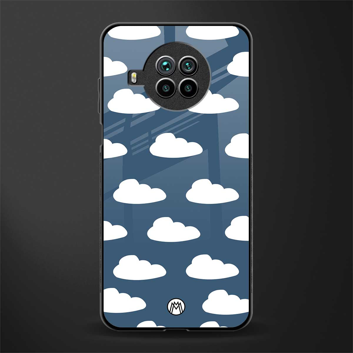 clouds glass case for mi 10i image