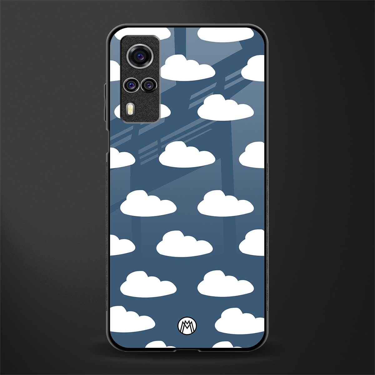 clouds glass case for vivo y31 image