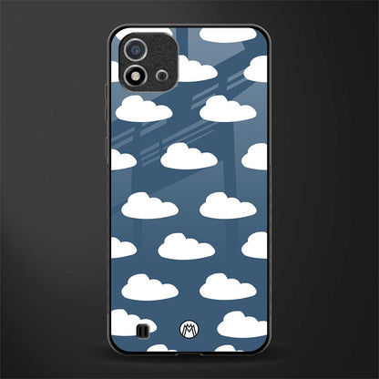 clouds glass case for realme c20 image