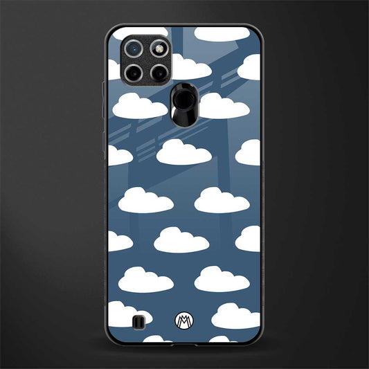 clouds glass case for realme c21y image