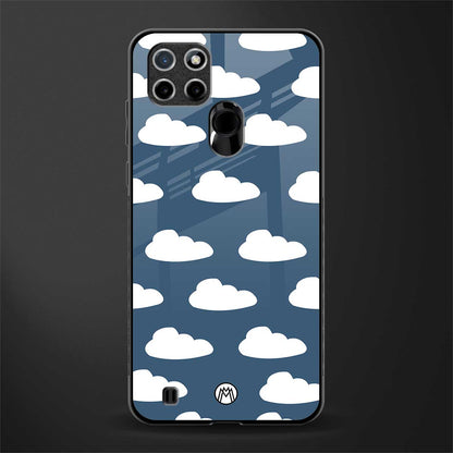 clouds glass case for realme c25y image