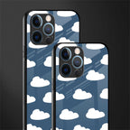 clouds glass case for iphone 12 pro image-2