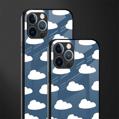 clouds glass case for iphone 12 pro max image-2