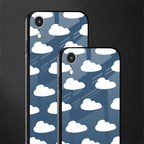 clouds glass case for iphone xr image-2