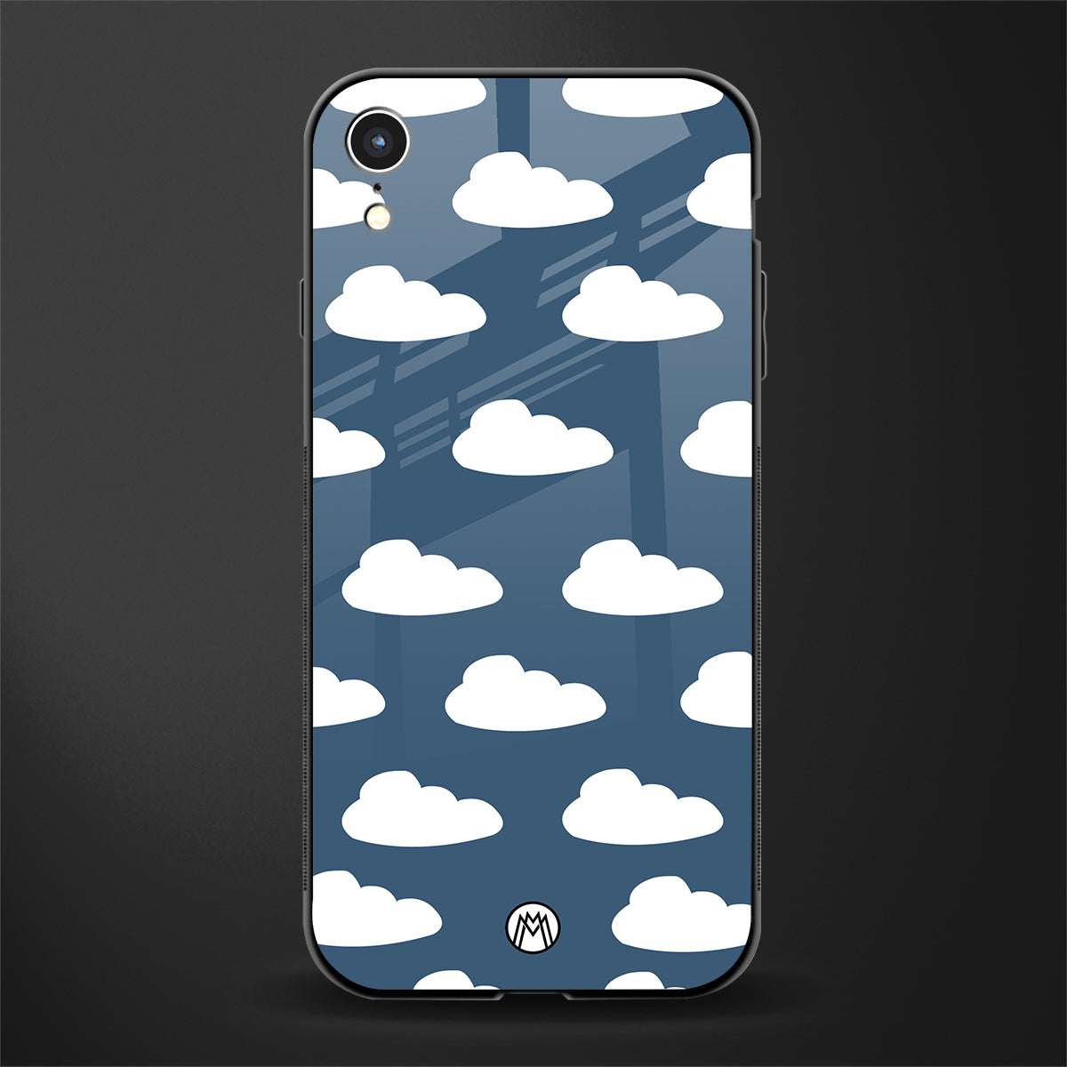 clouds glass case for iphone xr image