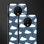 clouds glass case for oneplus 7t image-2