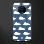 clouds glass case for oneplus 7t image