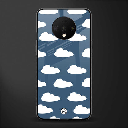 clouds glass case for oneplus 7t image