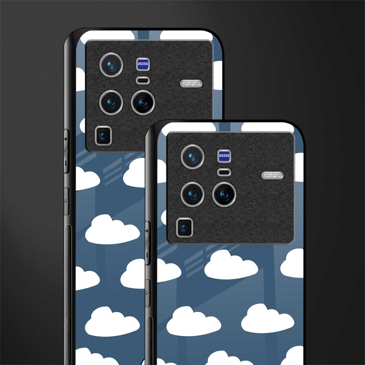 clouds glass case for vivo x80 pro 5g image-2