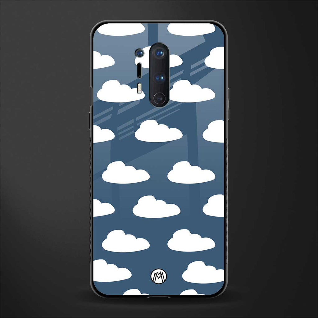 clouds glass case for oneplus 8 pro image