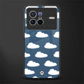 clouds glass case for vivo x80 image