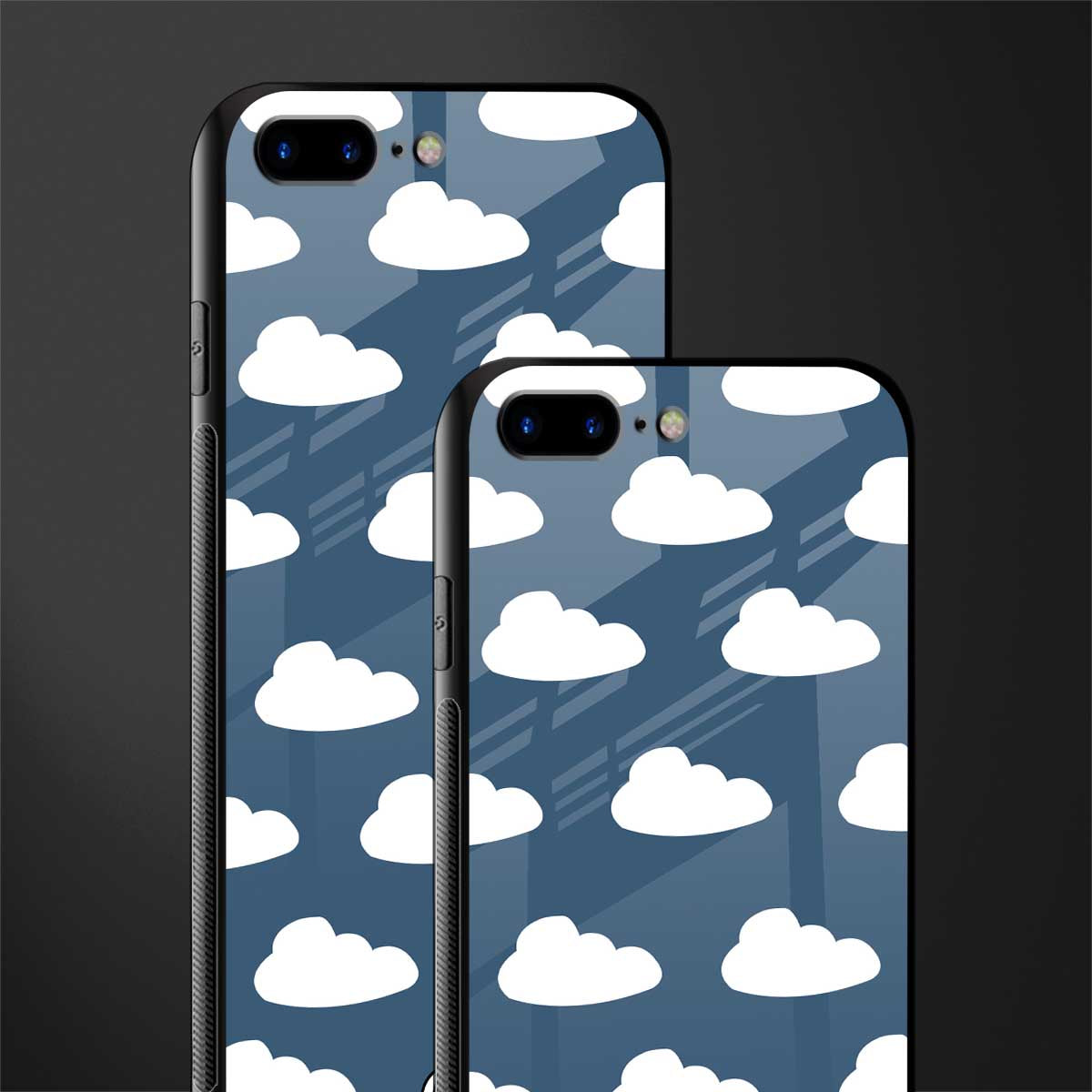 clouds glass case for iphone 7 plus image-2