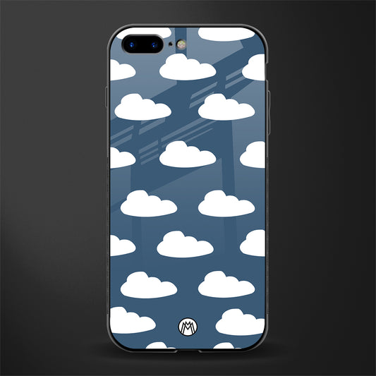 clouds glass case for iphone 8 plus image