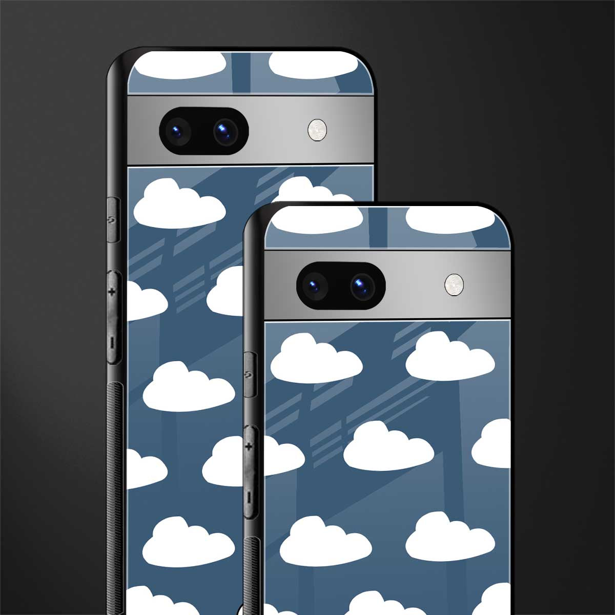 clouds back phone cover | glass case for Google Pixel 7A