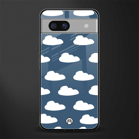 clouds back phone cover | glass case for Google Pixel 7A