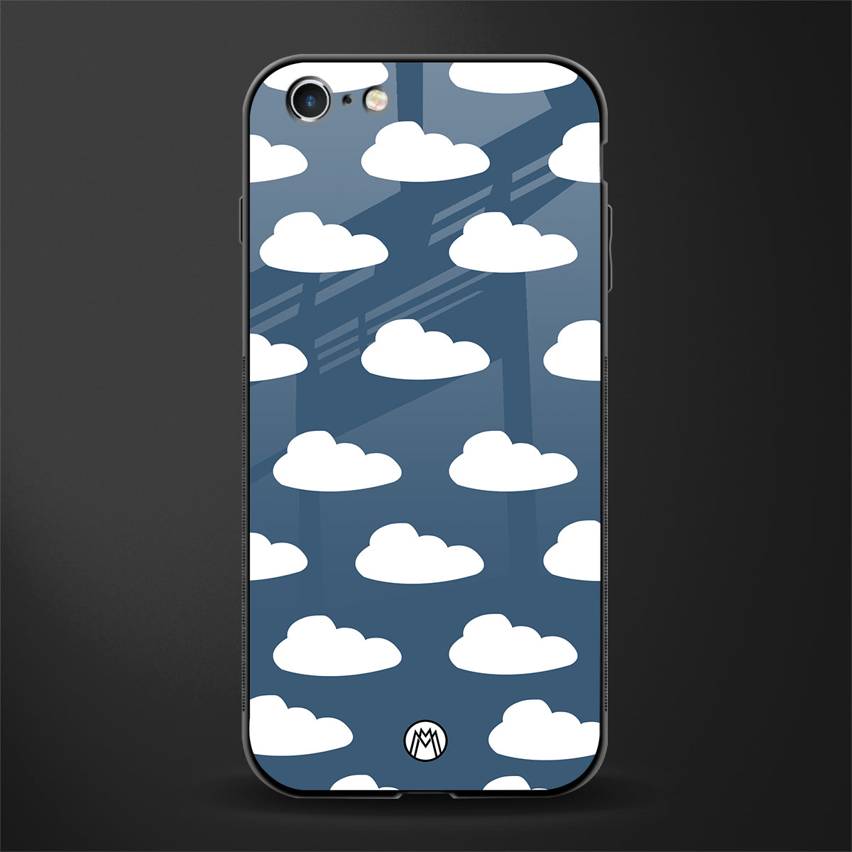 clouds glass case for iphone 6 image
