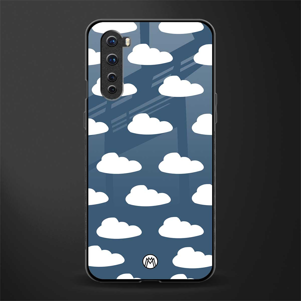 clouds glass case for oneplus nord ac2001 image