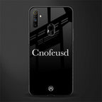 cnofeusd confused black glass case for realme narzo 10a image