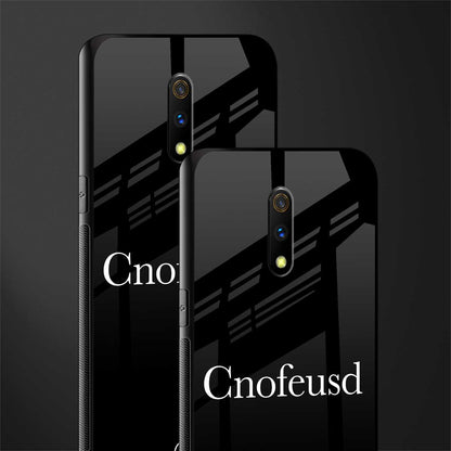 cnofeusd confused black glass case for oppo k3 image-2