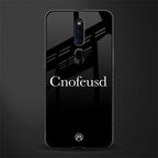 cnofeusd confused black glass case for oppo f11 pro image