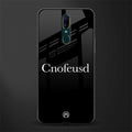 cnofeusd confused black glass case for oppo f11 image