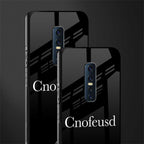 cnofeusd confused black glass case for vivo v17 pro image-2