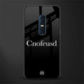 cnofeusd confused black glass case for vivo v17 pro image